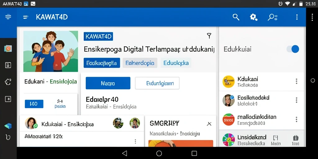 Antarmuka KAWAT4D yang informatif dan user-friendly.
